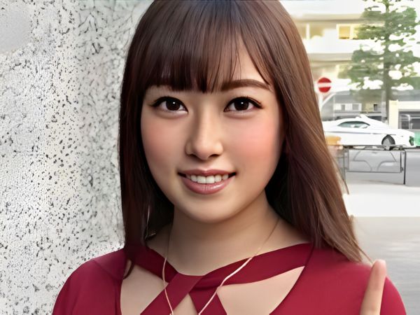 【天然巨乳の素人女子大生】 ぷるんぷるんのおっぱいが揺れる！ 立ちバックで突かれ、焦らしプレイで感じまくる♡