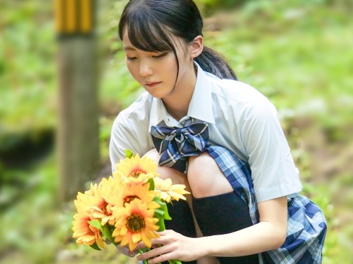 【田舎の制服美少女】『初めてなのに…気持ちいい…』幼馴染のチンポに夢中！細身ボディが汗だくで乱れる♡ 純粋な田舎娘がエッチな成長を見せる！