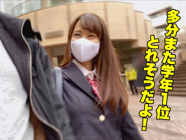 【優等生JKの裏の顔】真面目な生徒会長が実はドスケベ！巨乳を揺らしながら、勉強のストレスをSEXで発散！素直で可愛い顔して、エッチなこと大好き♪ 息抜きSEXで本能むき出し！