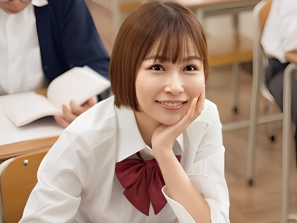 【巨乳女子校生の逆襲】『先生、もっと気持ちよくしてあげる♡』河合あすなちゃんが先生のチンポを射精管理！バックと正常位で激しく突かれ、快楽に溺れる姿は必見！♡